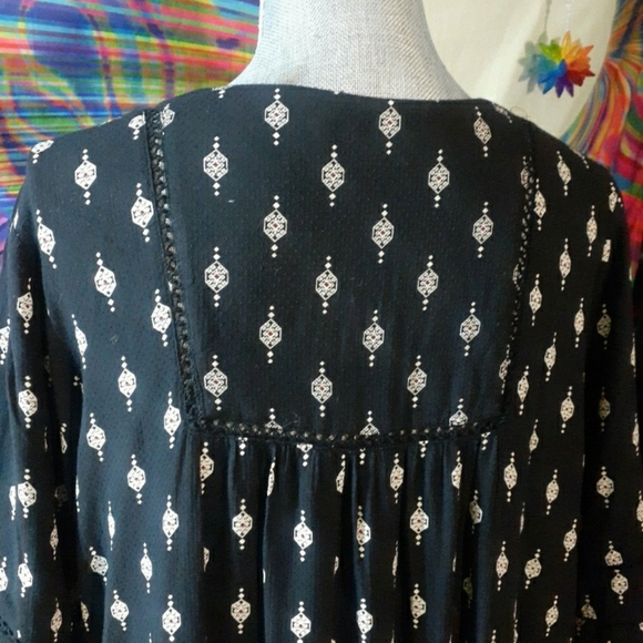 Indigo soft casual dress/ moo moo - Picture 4 of 7